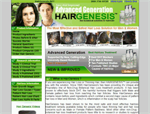 Tablet Screenshot of hairgenesis.net